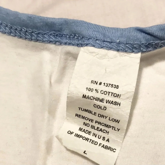 Panic at the Disco  Tri Colour Ringer Tank Large Band Shirt - Picture 4 of 11